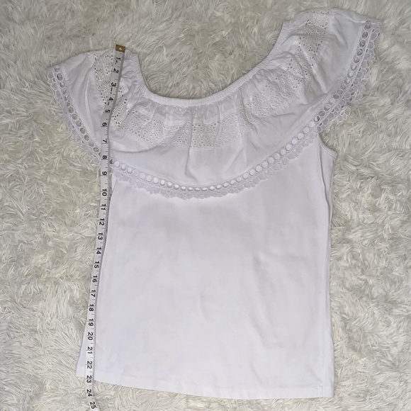 Lilly Pulitzer Tracee One Shoulder Blouse Top Eyelet Embroidered - Picture 3 of 8